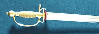 Épée de soldat «à la mousquetaire», poignée filigranée
